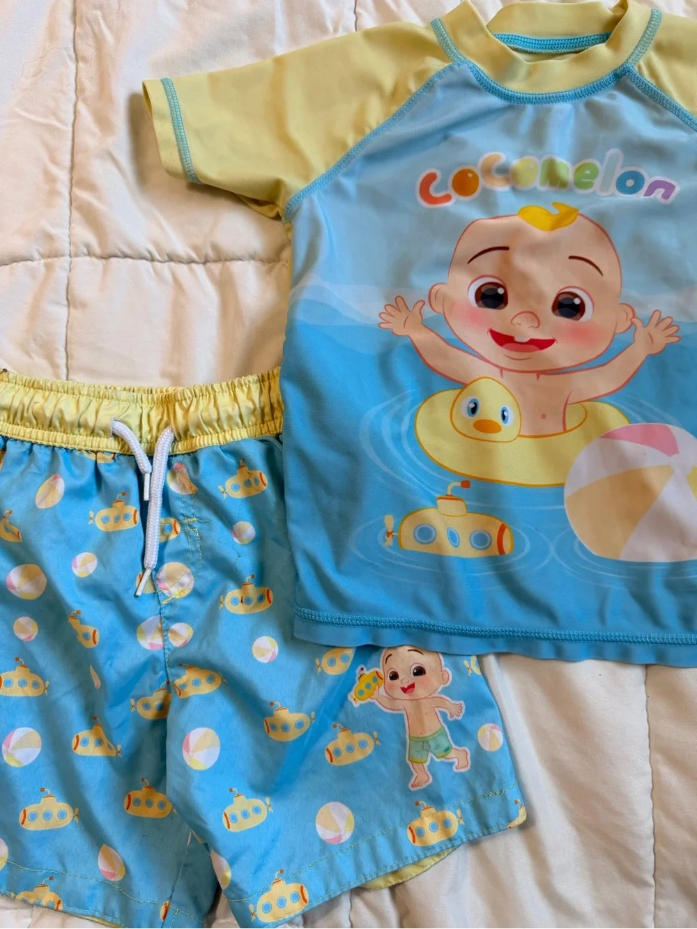 CoComelon Kids 2-Piece Swimsuit Set Size 3T – Boys